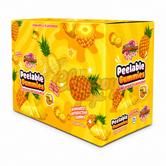 Jellylicious Peelable Mango Gummies Full Box of 12 - Choose your Flavour - Wholesale (SRP: 3.99 each pack)