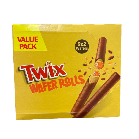 Twix Wafer Rolls - PACK OF 5 (RRP £2-2.50)